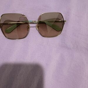 Kate Spade Stylish Gold Sunglasses